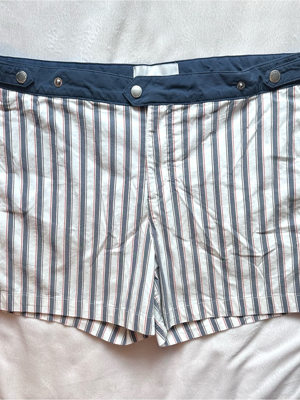 Solid & Striped Navy Stripe 3.5” Men’s Swim Shorts Trunks Suit L pool beach